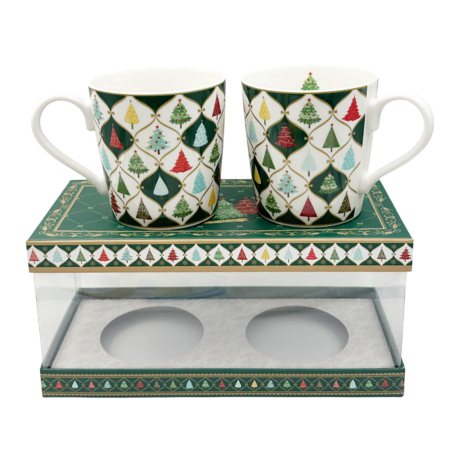 Set 2 Cani din Portelan DIAMOND – Model Braduti [1]