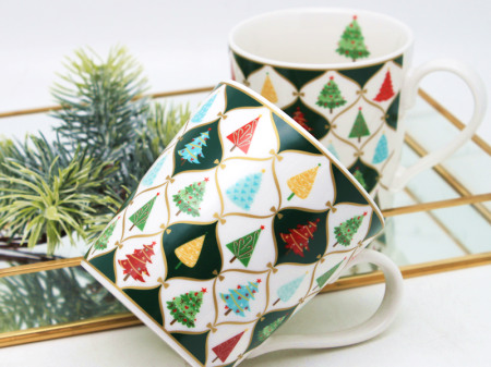 Set 2 Cani din Portelan DIAMOND – Model Braduti [4]