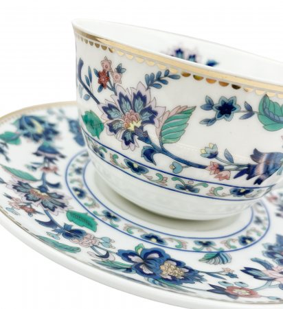 Set portelan fin, 2 Cesti si farfurii Alexander, 180ml [2]