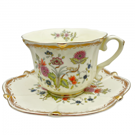 Set portelan Vintage, 2 Cesti si Farfurii Antoinette, 180ml [2]