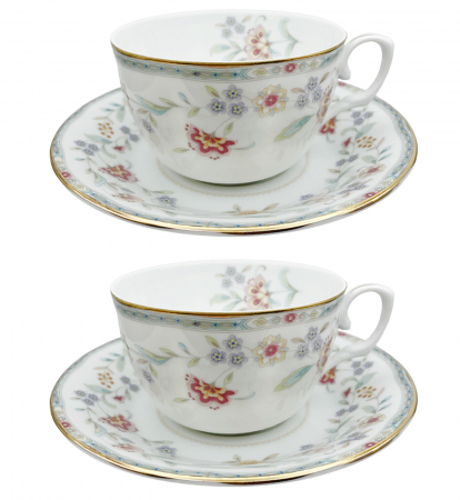 Set portelan fin, 2 Cesti si farfurii Dorothy, 180ml [3]
