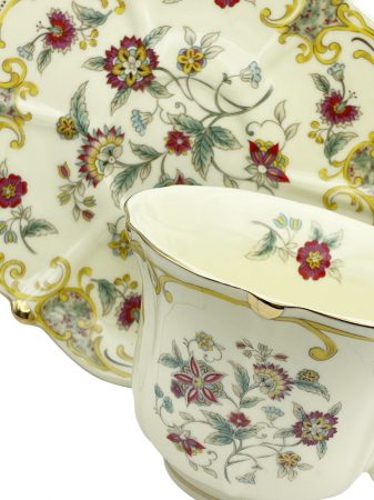 Set portelan Vintage, 2 Cesti si Farfurii MIRIAM, 180ml [3]