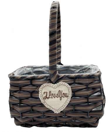 Cos de ratan RENATA, 20x12x29cm [2]