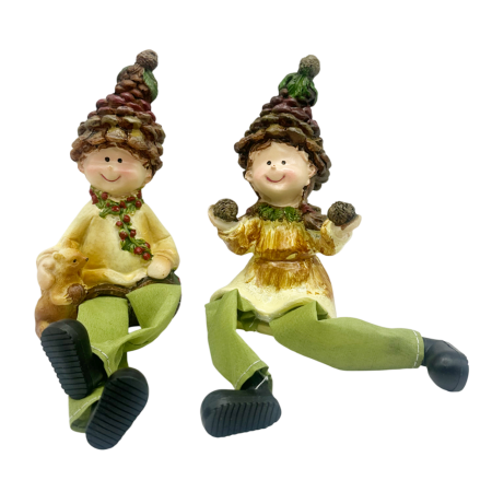 De Sezon - Set 2 Figurine IVY & BUCK, 17cm