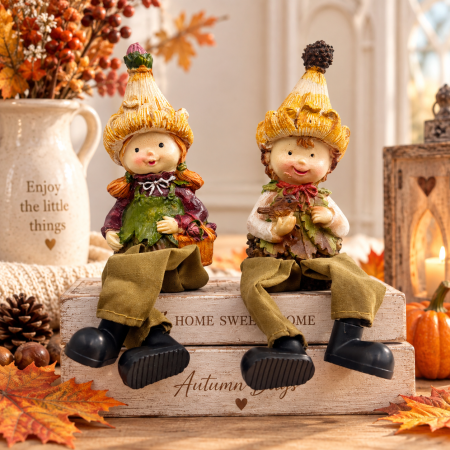 Set 2 figurine COUNTRY FRIENDS - Cu frunze [1]