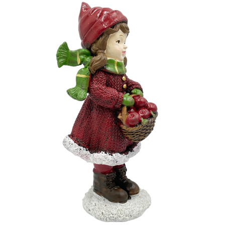 Set 2 Figurine Craciun – Copii cu Cosuri de Mere SEASON, 17 cm [2]