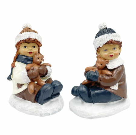 Figurine & Statuete - Set 2 Figurine ZURY & ZACK, 7.5X11cm