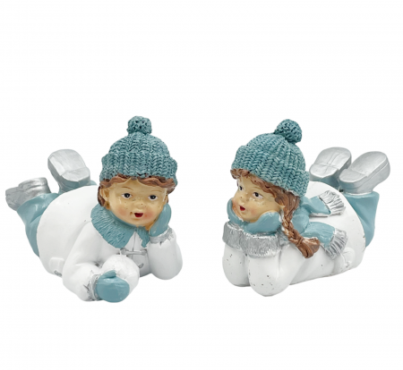 Figurine & Statuete - Set 2 Figurine EVIE & MACK, 8X11cm