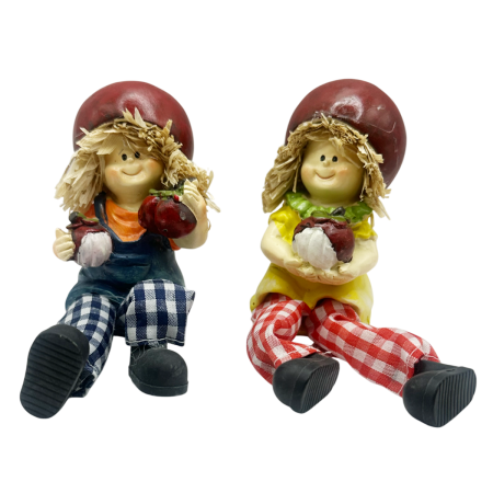 De Sezon - Set 2 Figurine LUCY & DEREK, 16cm