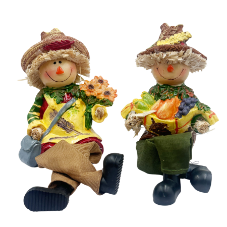 De Sezon - Set 2 figurine de toamna HAPPY HARVEST - 11 cm