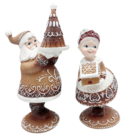 FIGURINE & PLUSURI - Set 2 figurine - Mos si Baba Turta Dulce SEASON