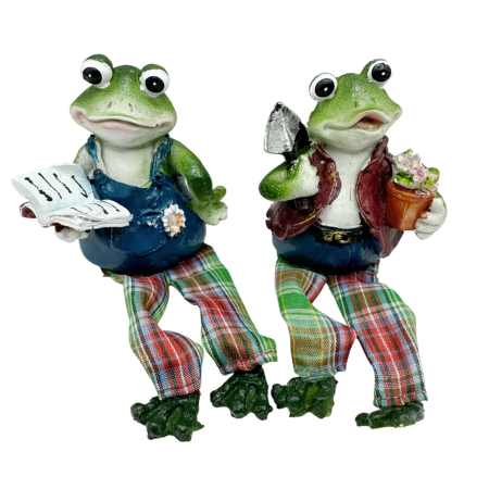 De Sezon - Set 2 Figurine FROGGY & JELLY, 17cm