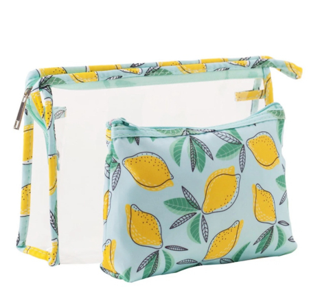 Portofele Dama - Set 2 genti cosmetice LIMONE