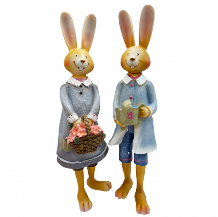 De Sezon - Set 2 Iepuri decorativi HOPPER, 31cm