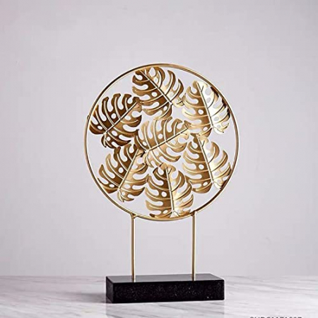 Ornament decorativ TROPICAL LEAF, Auriu, 30cm [1]