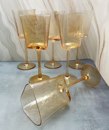 Set 2 Pahare de vin HOMMAGE, Auriu, 270ml [1]