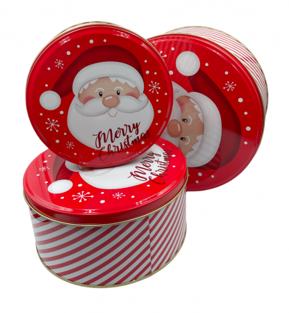 CRACIUN MAGIC - Set 3 Cutii metalice Craciun, MAGIC GIFT