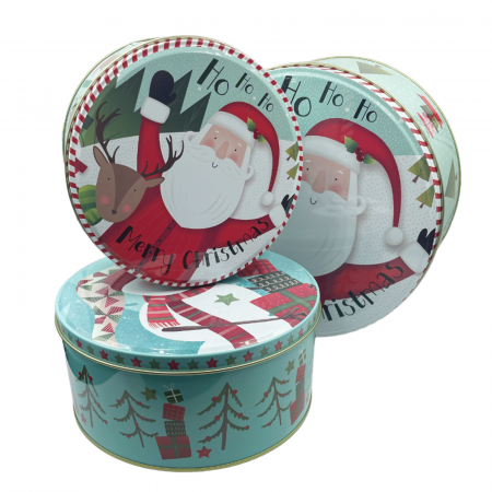 CRACIUN MAGIC - Set 3 Cutii metalice Craciun, MAGIC GIFTS