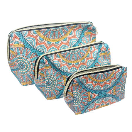 ACCESORII FEMEI - Set 3 genti cosmetice MARRAKECH