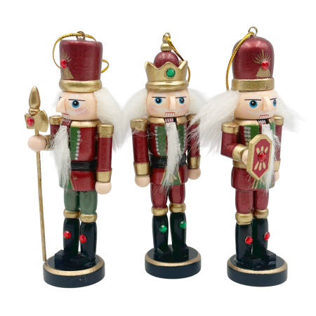 Set 3 Figurine Craciun - Spargatorul de Nuci JOYFUL, 13cm [2]