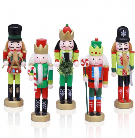 FIGURINE SPARGATORUL DE NUCI - Set 5 Figurine Craciun - Spargatorul de Nuci HOLLY, 13cm
