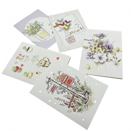 Felicitari, Pungi & Cutii Cadouri - Set 5 Minifelicitari GREETINGS