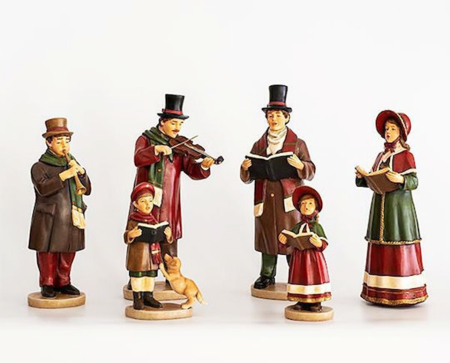 Set 6 figurine Colindatori de Craciun CAROLERS [1]