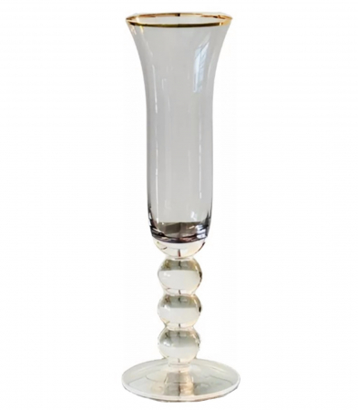 Pahare si Accesorii Bar - Set 2 Pahare sampanie CHARISMA, Gri, 180ml