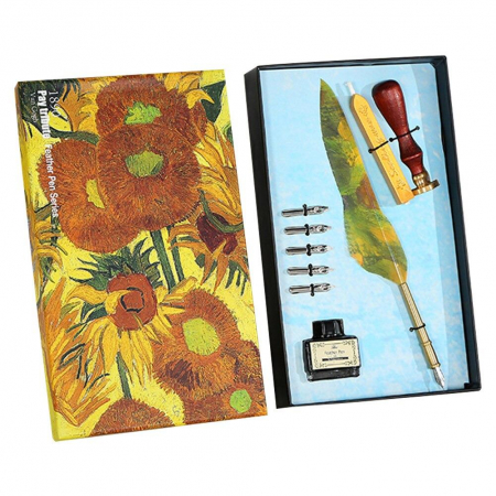 Set Caligrafie cu Stilou vintage cu pana VAN GOGH ART [2]