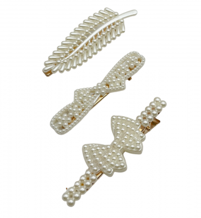 Accesorii De Par & Voalete & Diverse - Set agrafe de par KELLY, Auriu