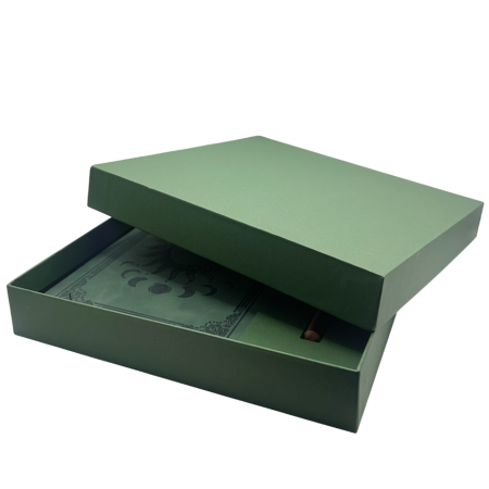 Set Cadou, Agenda verde nedatata si pix CELESTE [2]