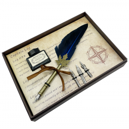 Agende & Articole De Birou - Pana de scris vintage AMEDEO, Albastru