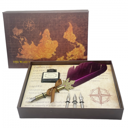 Pana de scris vintage AMEDEO, Magenta [1]