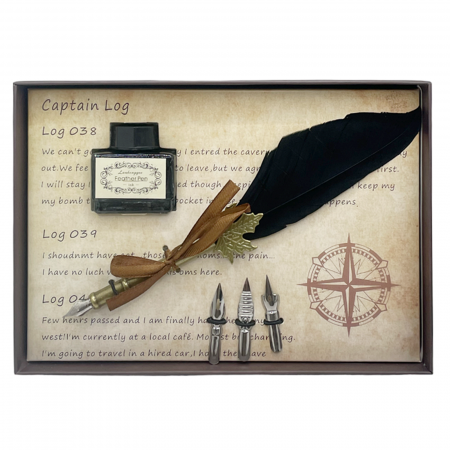 Agende & Articole De Birou - Pana de scris vintage AMEDEO, Negru