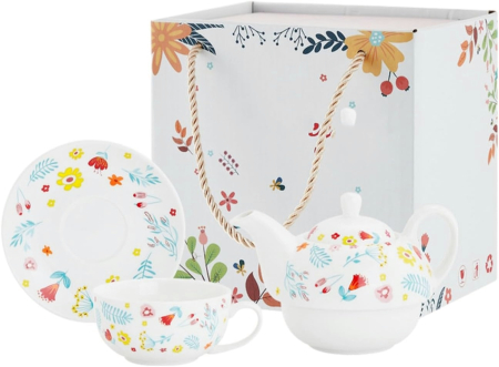 Set pentru Ceai Tea for One CARMEN cu motive florale [1]