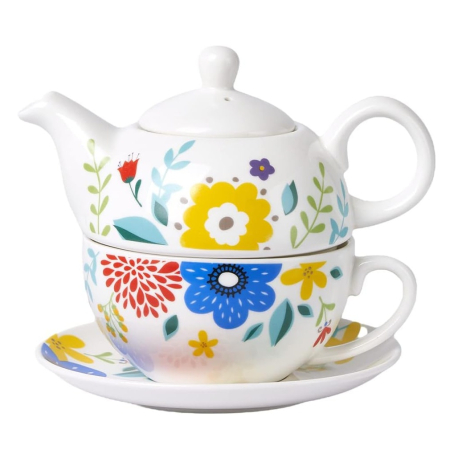 Ceainice & Carafe - Set pentru Ceai Tea for One DARCY cu motive florale