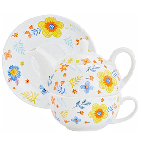 Ceainice & Carafe - Set pentru Ceai Tea for One FAYE cu motive florale
