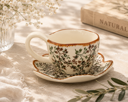 Set Ceasca si Farfurie AUTUMN COTTAGE, 280 ml [4]