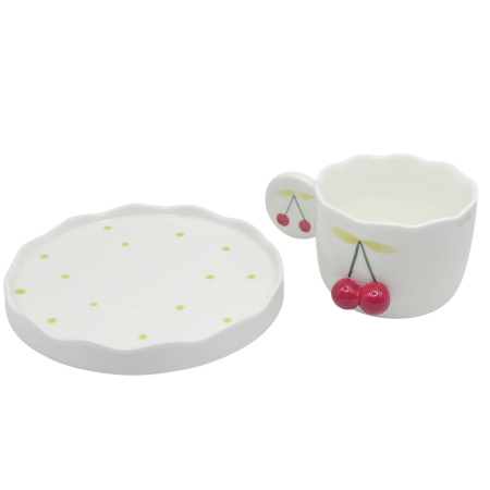 Set Ceasca si Farfurie CHERRY JOY [1]