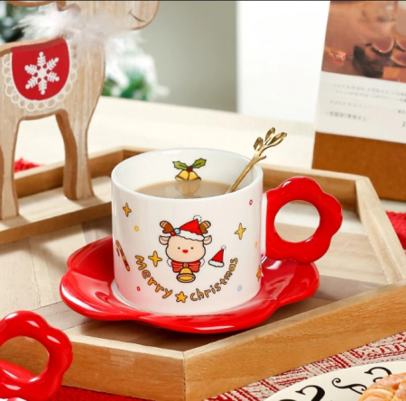 Set Ceasca cu Farfurioara CHRISTMAS DAY - Decor Craciun [5]