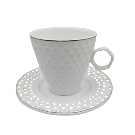 SERVIREA MESEI - Set 6 cesti si 6 Farfurii MILLIE, 180ml