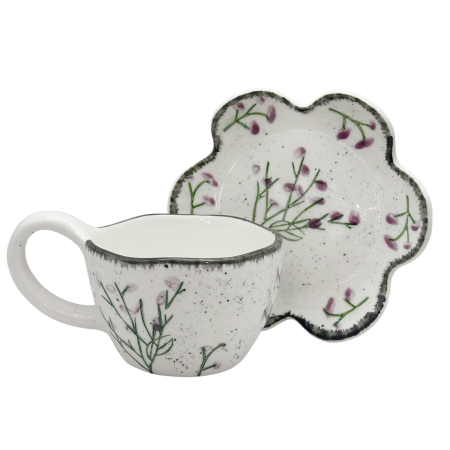 Set Ceasca si Farfurie cu lavanda COTTAGE [1]