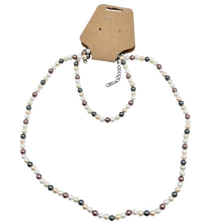 Coliere - Set Colier & Bratara cu Perle Mallorca HARMONY