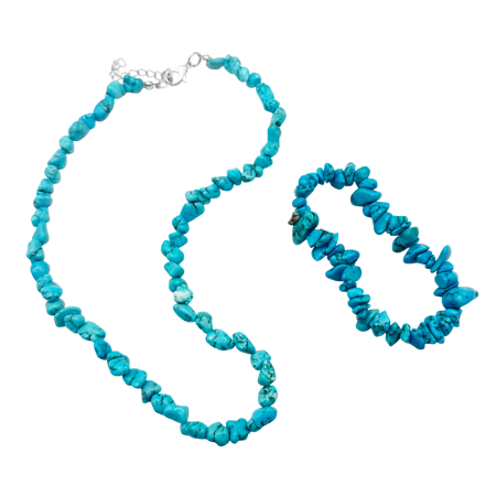 Set colier si bratara turcoaze BREEZE [0]