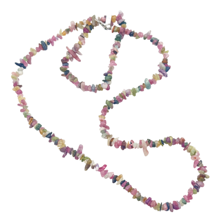 ACCESORII FEMEI - Set colier si bratara turmalina RAINBOW