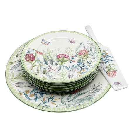 Set de Tort FRANCINE, 8 piese, Ceramica [1]