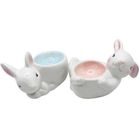 De Sezon - Set Iepuri cu suport pentru ou LUCKY