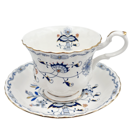 Serviciu portelan Deluxe, 2 Cesti si 2 Farfurii CAROLINE - Motive florale [4]