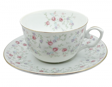 Set portelan fin, 2 Cesti si farfurii ABIGAIL, 180ml [1]