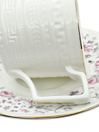 Set portelan fin, 2 Cesti si 2 Farfurii ADELE, 250ml [2]